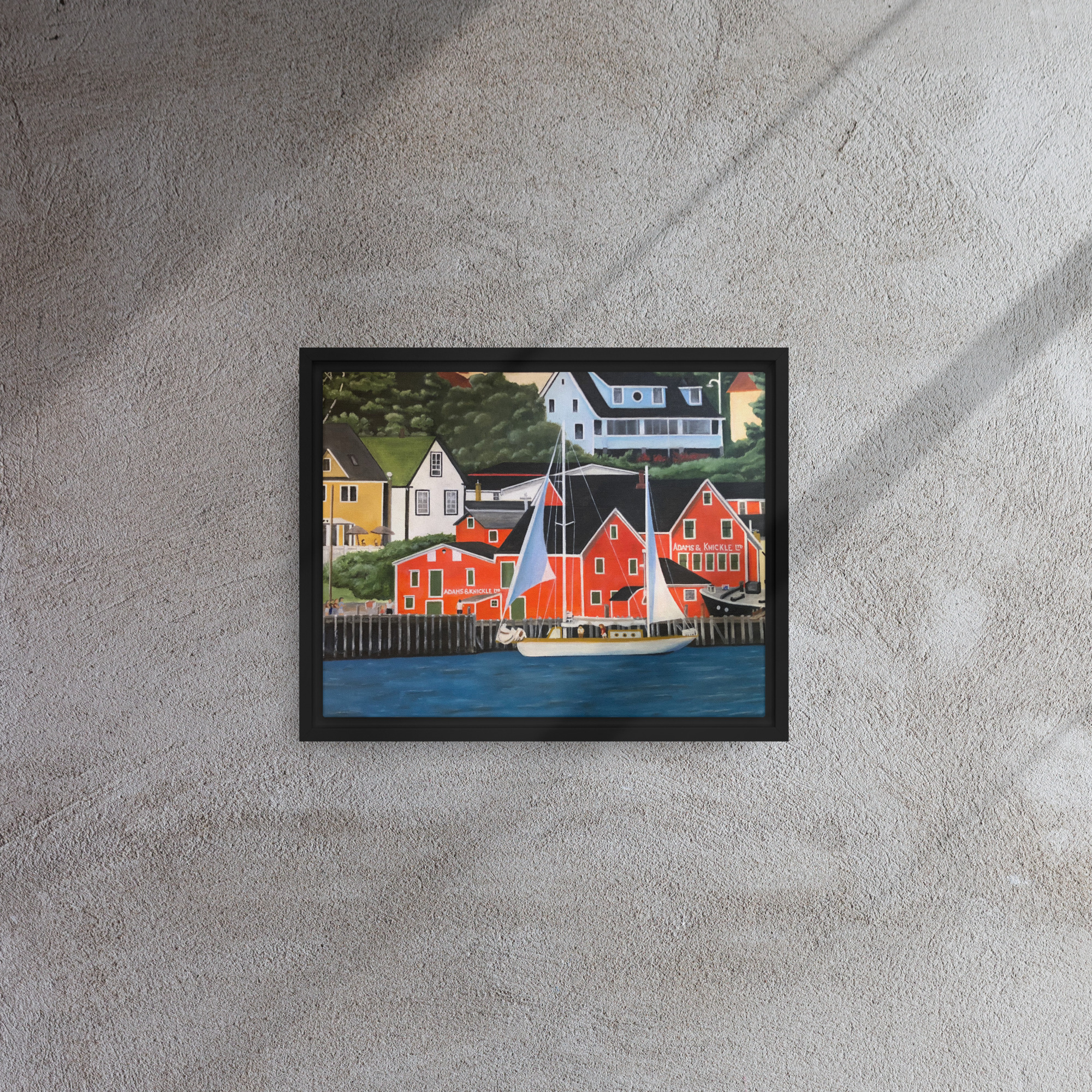 Nautical Artwork Canvas Print | Lunenburg Harbor - Image 2