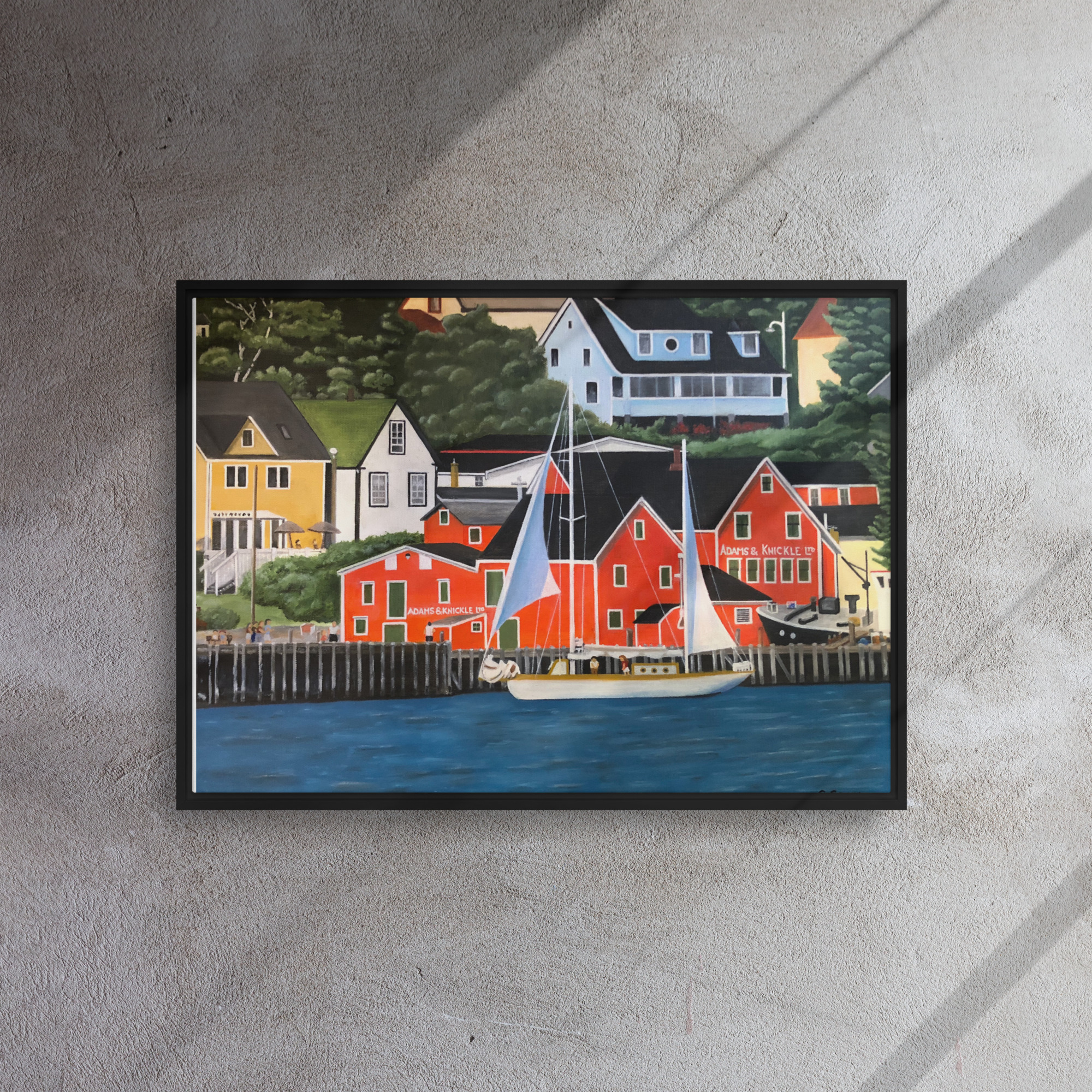 Nautical Artwork Canvas Print | Lunenburg Harbor - Image 5