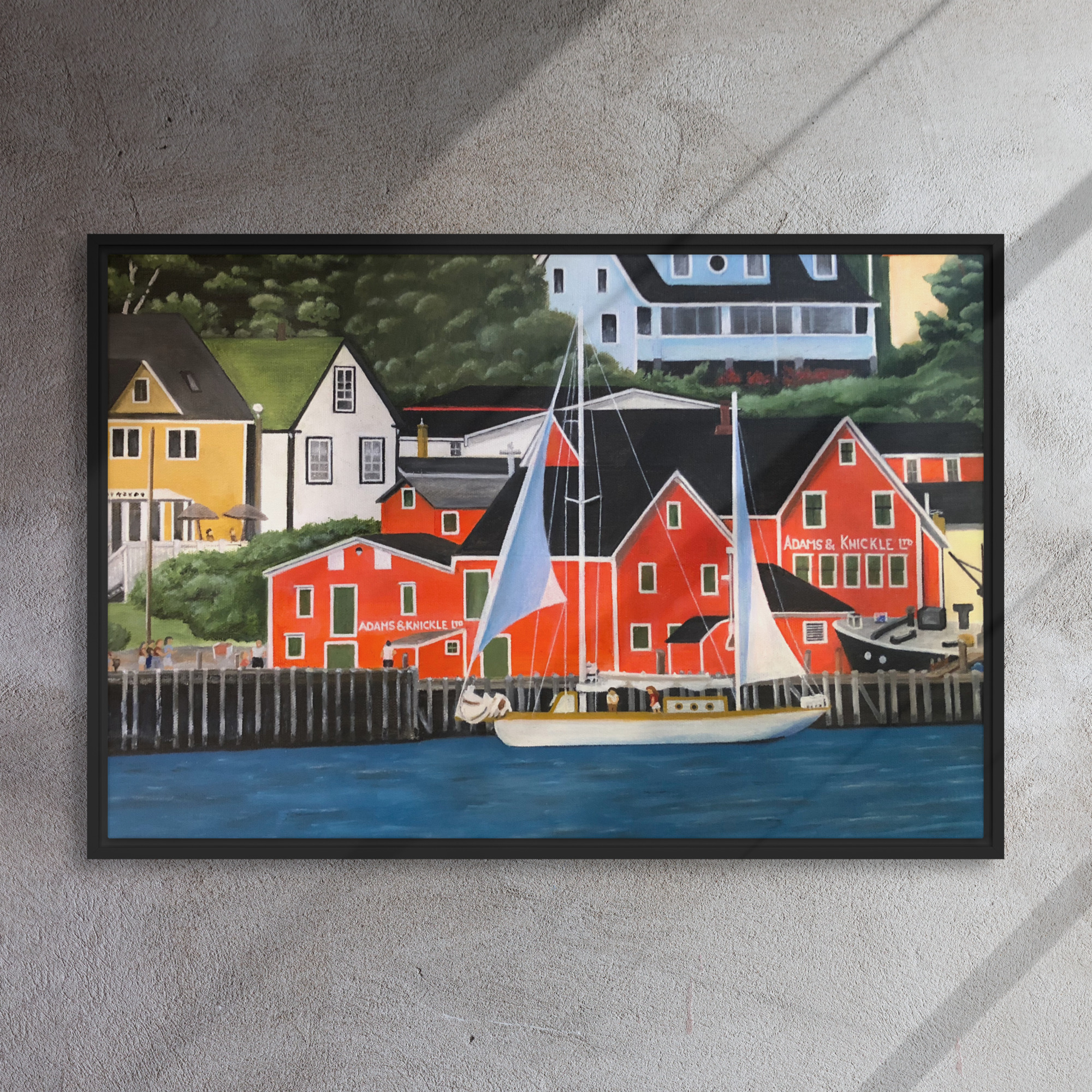 Nautical Artwork Canvas Print | Lunenburg Harbor - Image 6
