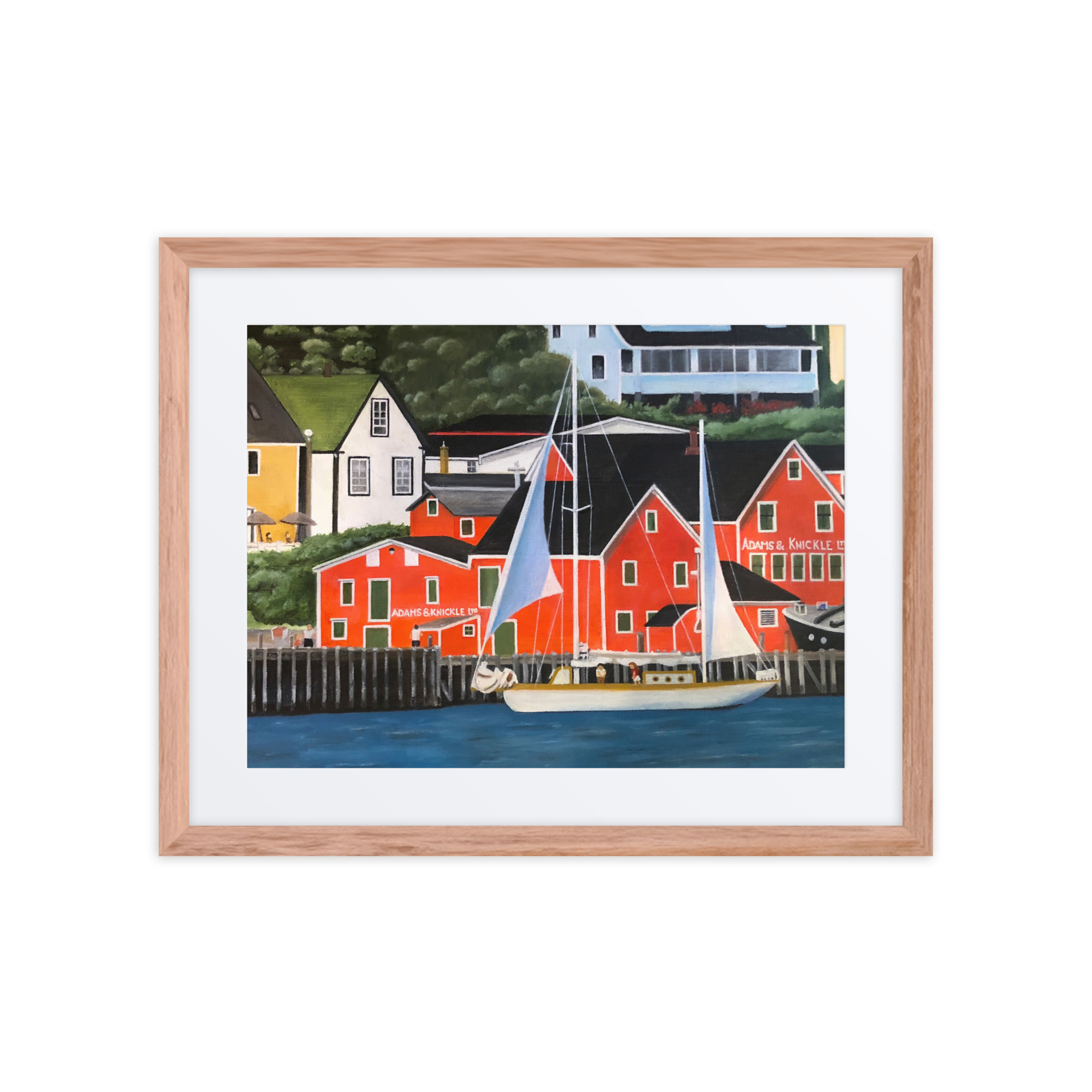 Sailboat Painting | Lunenberg Harbor - Image 3